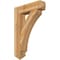 Ekena Millwork Thorton Arts & Crafts Rough Sawn Bracket, Western Red Cedar, 6"W x 28"D x 40"H BKT06X28X40THR03RWR - alternate 1